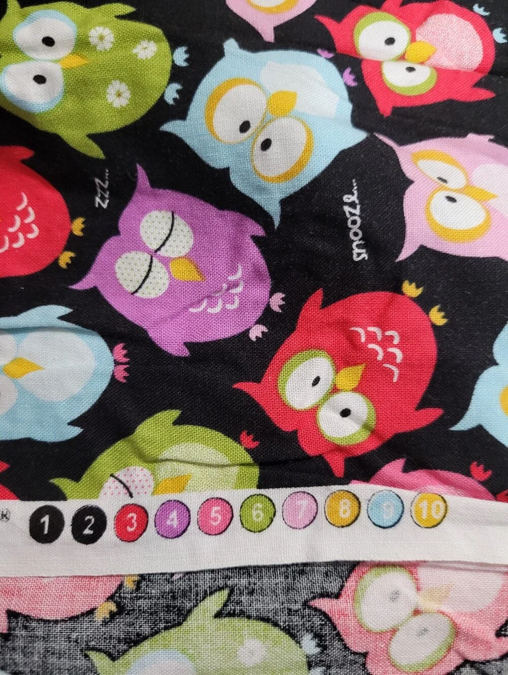 Brother Sister Design Studio Owl Print Sewing Fabric See Description (1507)